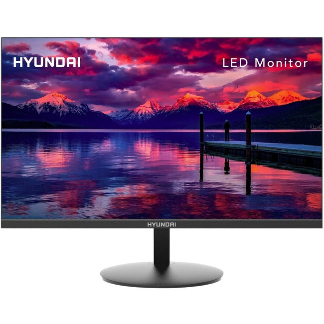 Professional LED Monitor 24 Inch - Full HD 75Hz VESA Mount | HYUNDAI TECHNOLOGY HT24FGMBK01