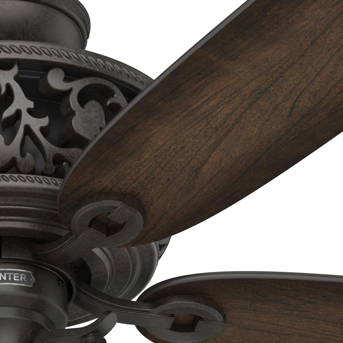 Promenade 54 Inch Indoor Ceiling Fan LED Lights Bronze Finish DC Motor Remote