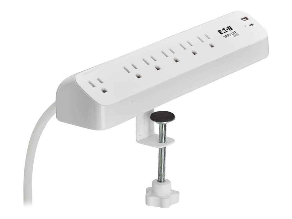 Protect It 6-Outlet Surge Protector with USB-A/C Charging by Eaton for Home Office