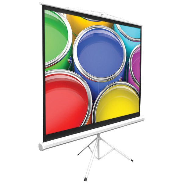 Pyle PRJTP84 Floor-Standing Portable Tripod Manual Projector Screen (84 In.)