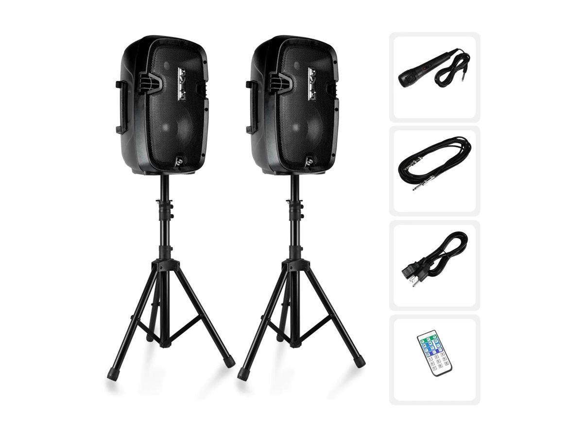 Pyle TDSourcing PPHP849KT - Speaker system - for PA system - wireless - Bluetooth