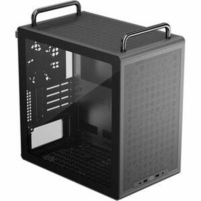 Cooler Master QUBE 340 Micro-ATX Compact Tower PC Case