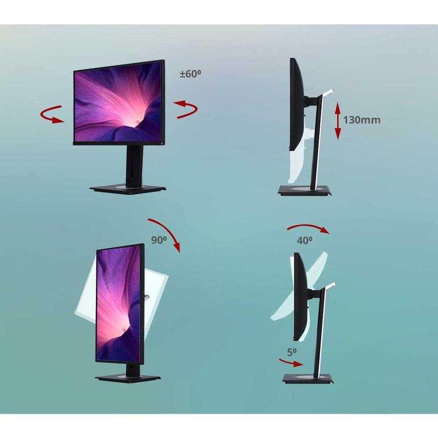 QHD USB-C Monitor - ViewSonic VG2755-2K 27-Inch Ergonomic Display | Tecisoft