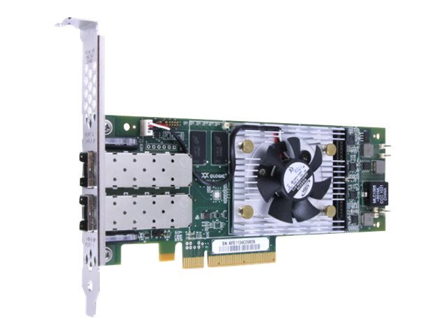 QLogic QLE8362 - Network adapter - PCIe 3.0 x4 / PCIe 2.0 x8 low profile - 10Gb Ethernet x 2 - for MXA UCS C220 M3; UCS