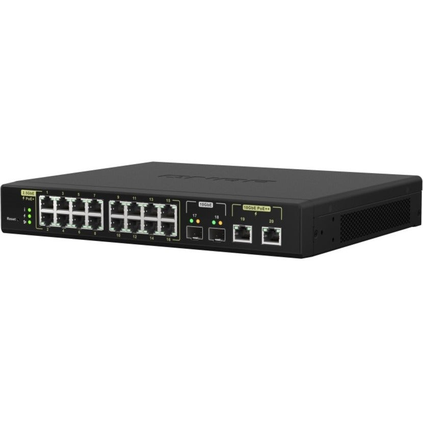 QNAP QSW-M2116P-2T2S Ethernet Switch QSW-M2116P-2T2S-US