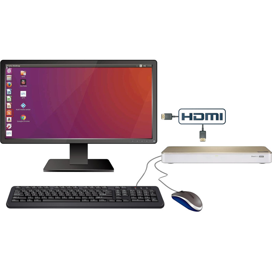 QNAP Silent NAS HS-453DX-8G SAN/NAS Storage System HS-453DX-8G-US