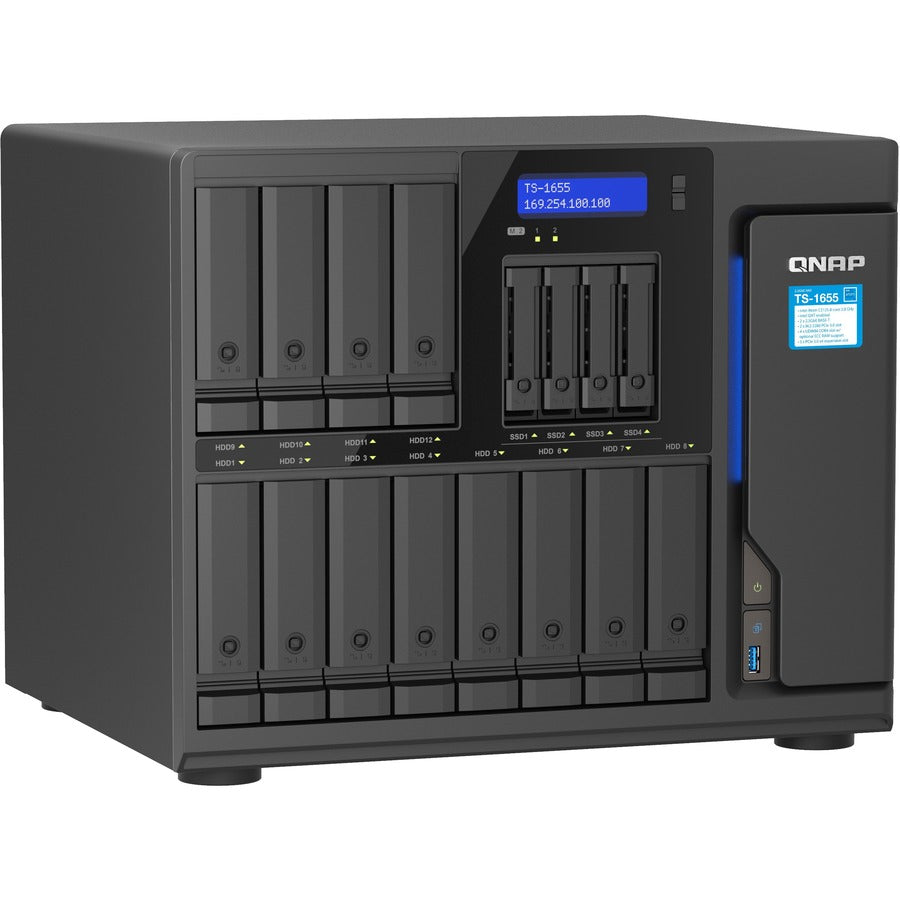 QNAP TS-1655-8G-US 16-Bay NAS - Enterprise Network Storage | TechoSoft