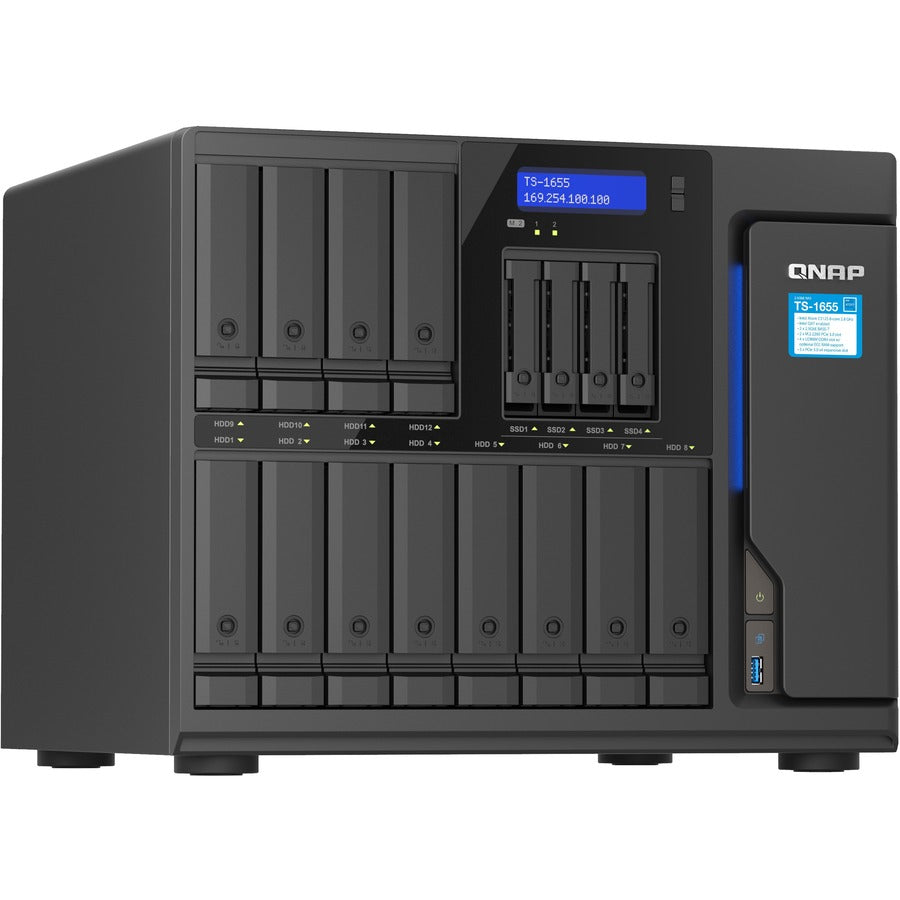 QNAP TS-1655-8G-US 16-Bay NAS - Enterprise Network Storage | TechoSoft