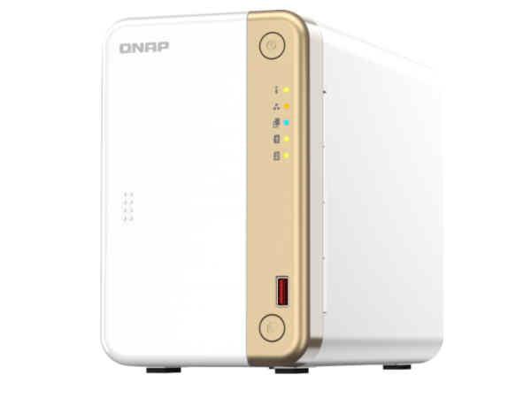 QNAP Turbo NAS TS-262-4G SAN/NAS Storage System - 1 x Intel Celeron N4505 Dual-core (2 Core)