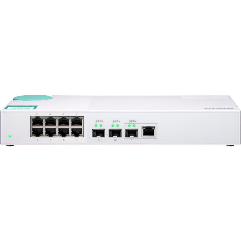 Qnap Qsw-308-1C Network Switch Unmanaged Gigabit Ethernet (10/100/1000) White