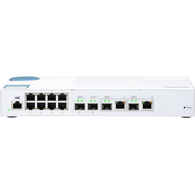 Qnap Qsw-M408-4C 12-Port Layer 2 Managed Qnp-Qsw-M408-2C-Us