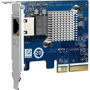 Qnap Single-Port, 5-Speed 10 Gbe Network Expansion Card - Pci Express 3.0 X4 - Marvell Aqc113C - 1 Port(S) - 1 - Twisted Pair - 10Gbase-T - Plug-In Card
