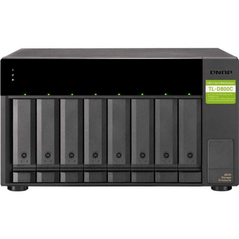 Qnap Tl-D800C-Us Usb 3.2 Gen2 Type-C High-Capacity Jbod Storage Enclosure