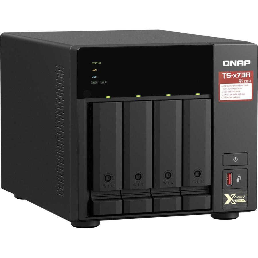 Qnap Ts-473A Nas Tower Ethernet Lan Black V1500B