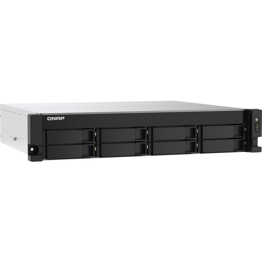 Qnap Ts-873Au-Rp-4G-Us Amd Ryzen Embedded V1500B 2.2Ghz/ 4Gb Ddr4/ 8 Sata/ Usb3.2/ 2U Rackmount