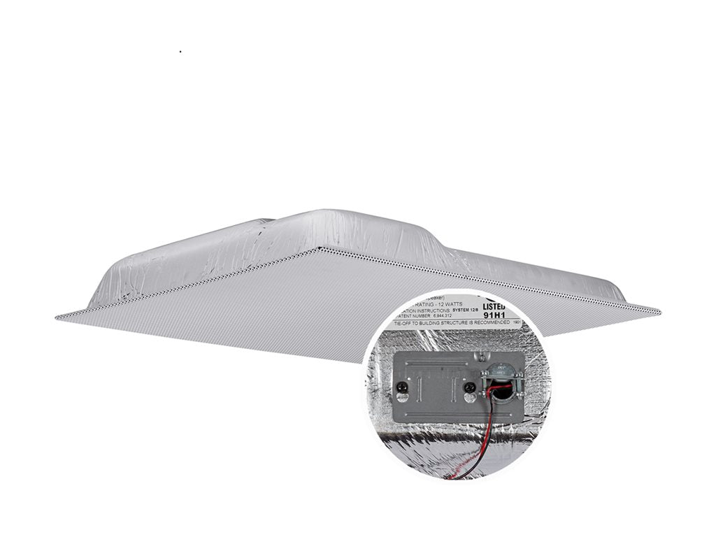 Quam UL22 - IP speaker - 20 Watt - powder coated white
