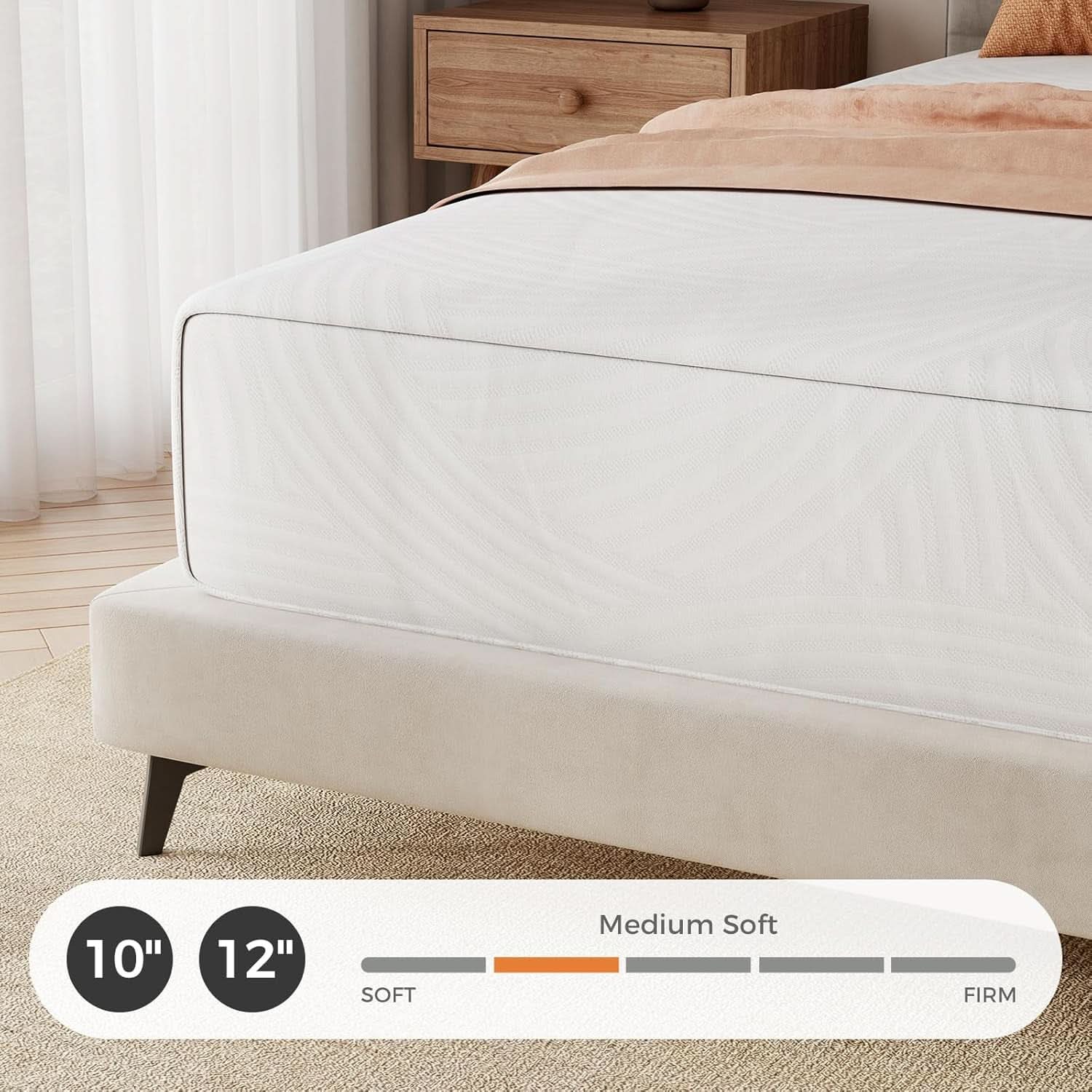 Queen 10 Inch Boxed Memory Foam MattressReliefIsolation