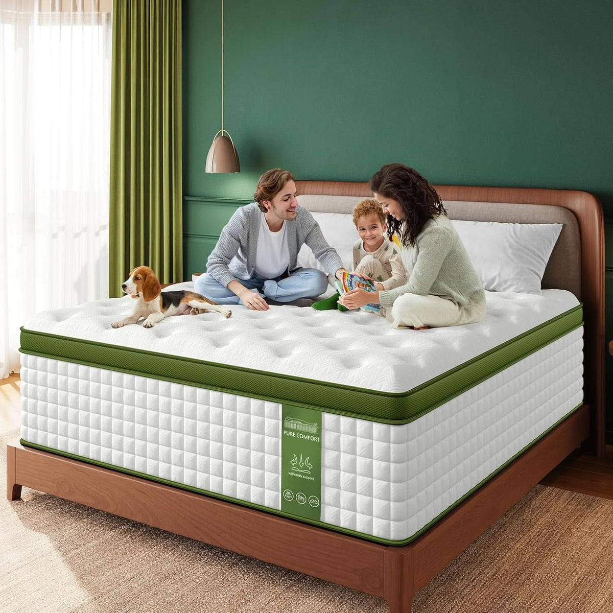 Queen 12 Inch Cooling Gel Mattress With Firm Support
