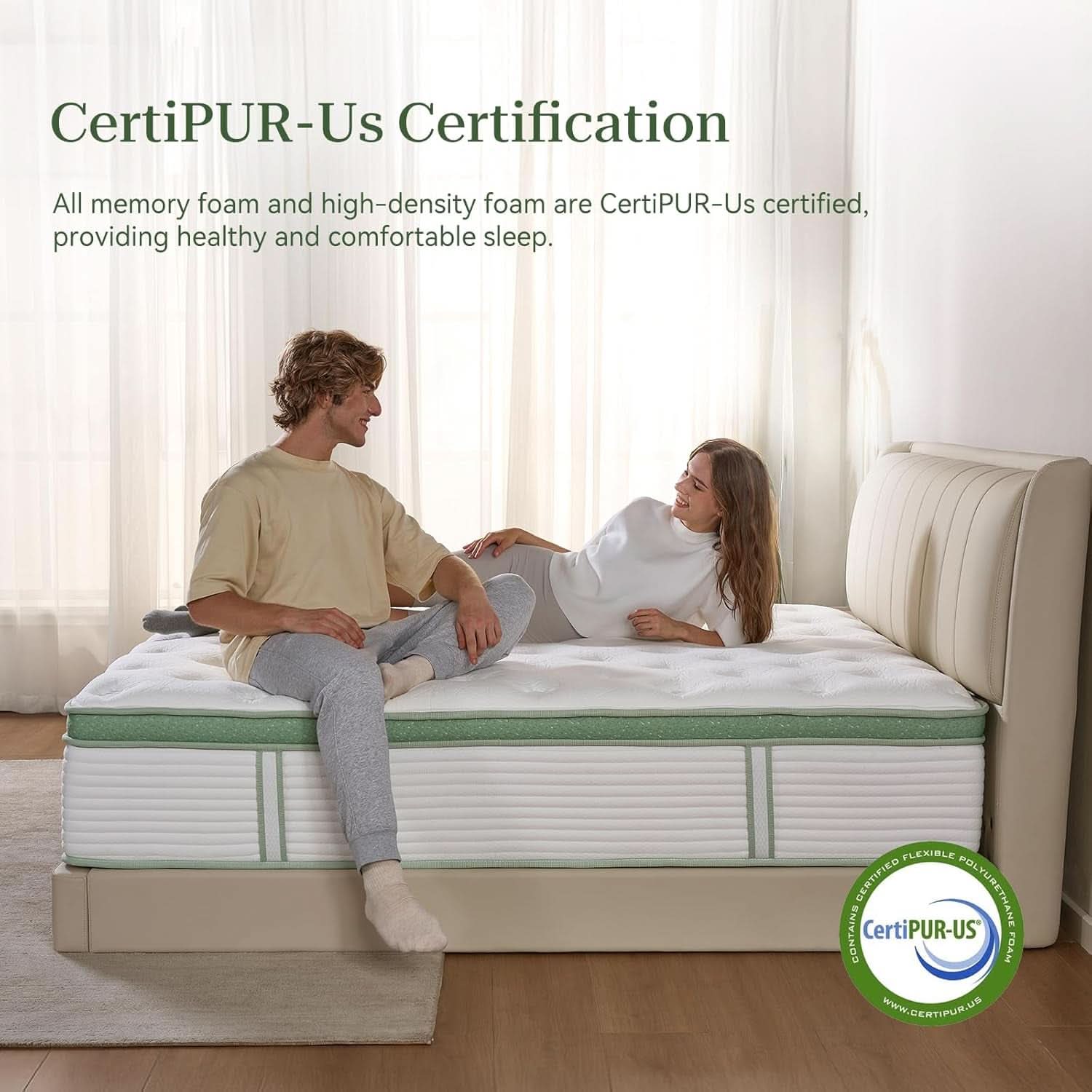 Queen 12 Inch Orthopedic Support Memory Foam Mattress