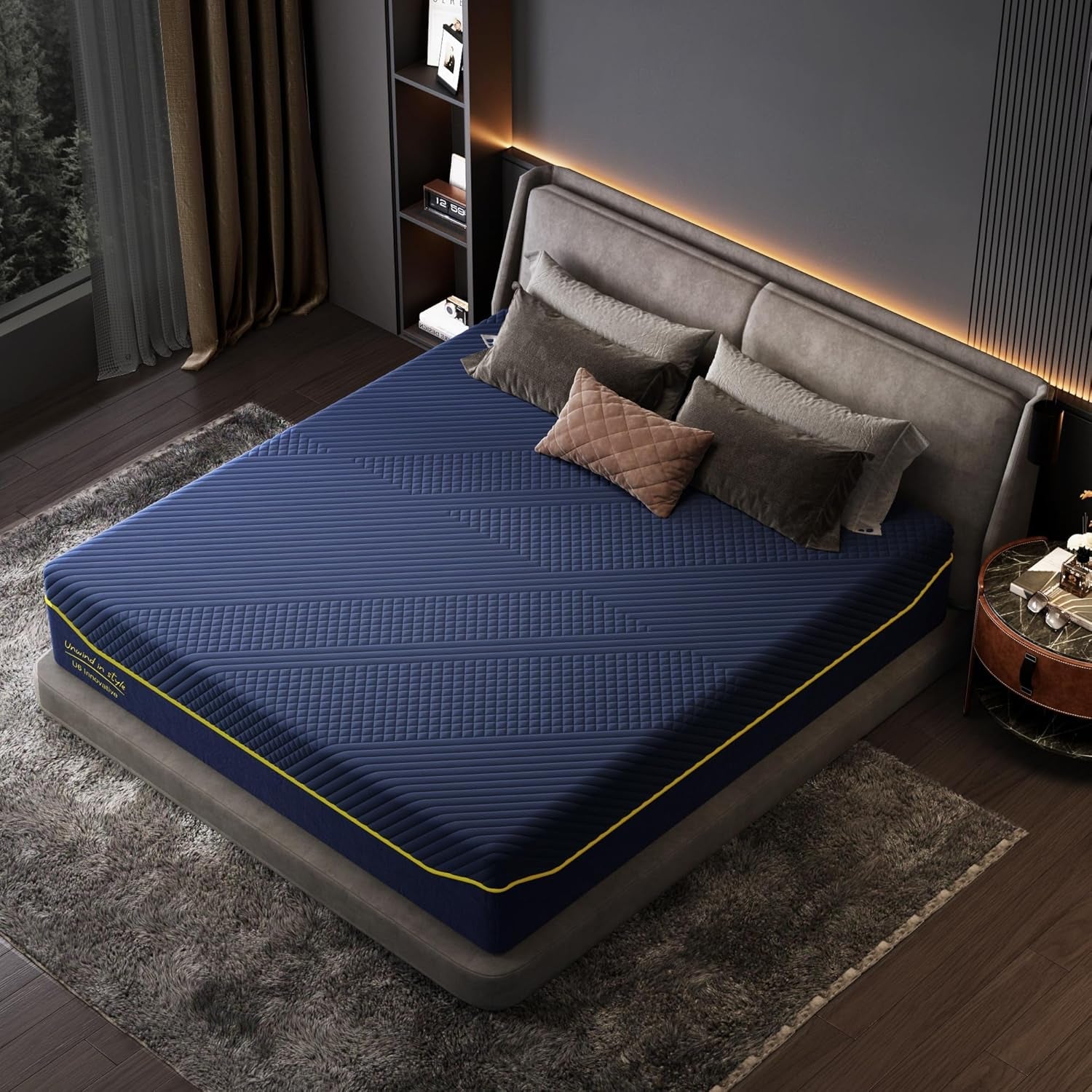 Queen 12Inch Cooling Gel Memory Foam Mattress CertipurUS