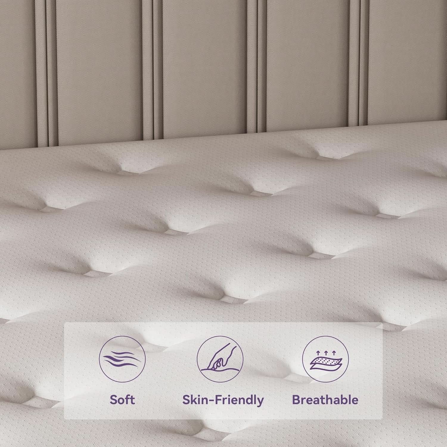Queen Hybrid Gel Memory Foam Mattress In Box CertipurUS