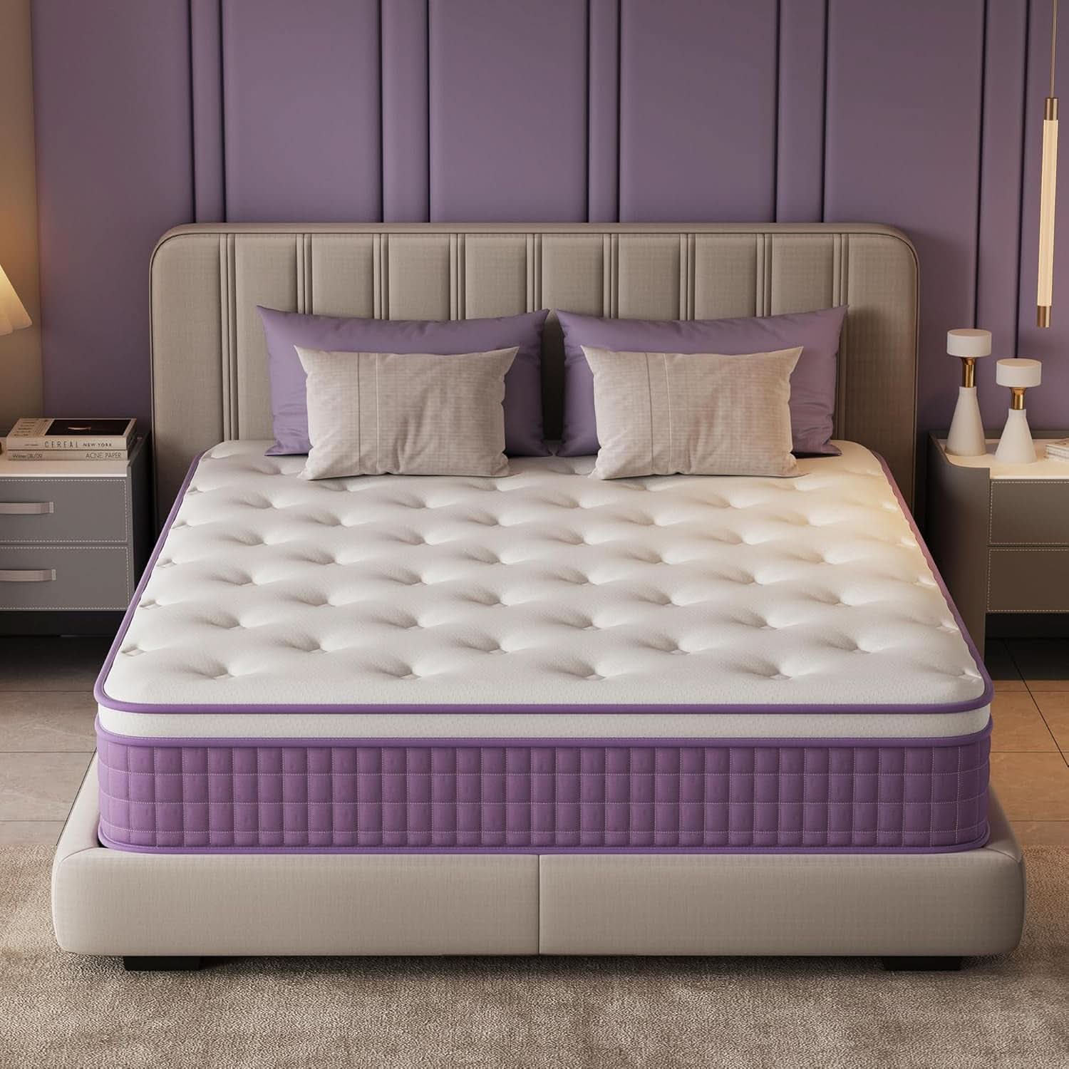 Queen Hybrid Gel Memory Foam Mattress In Box CertipurUS