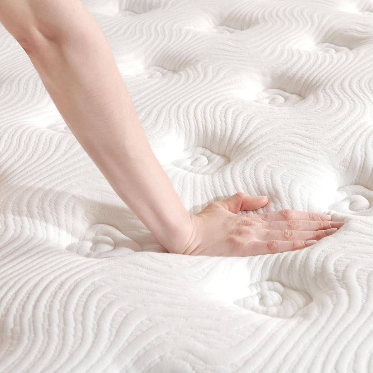 Queen Hybrid Mattress 12 Inch Memory Cloud Foam Ultra
