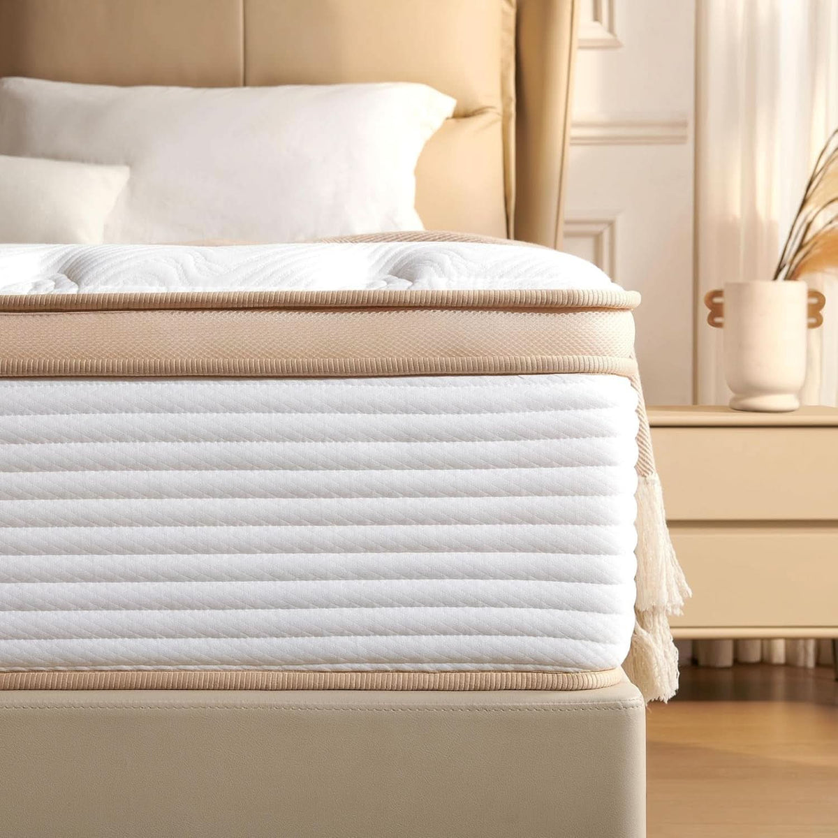 Queen Hybrid Mattress 12 Inch Memory Cloud Foam Ultra