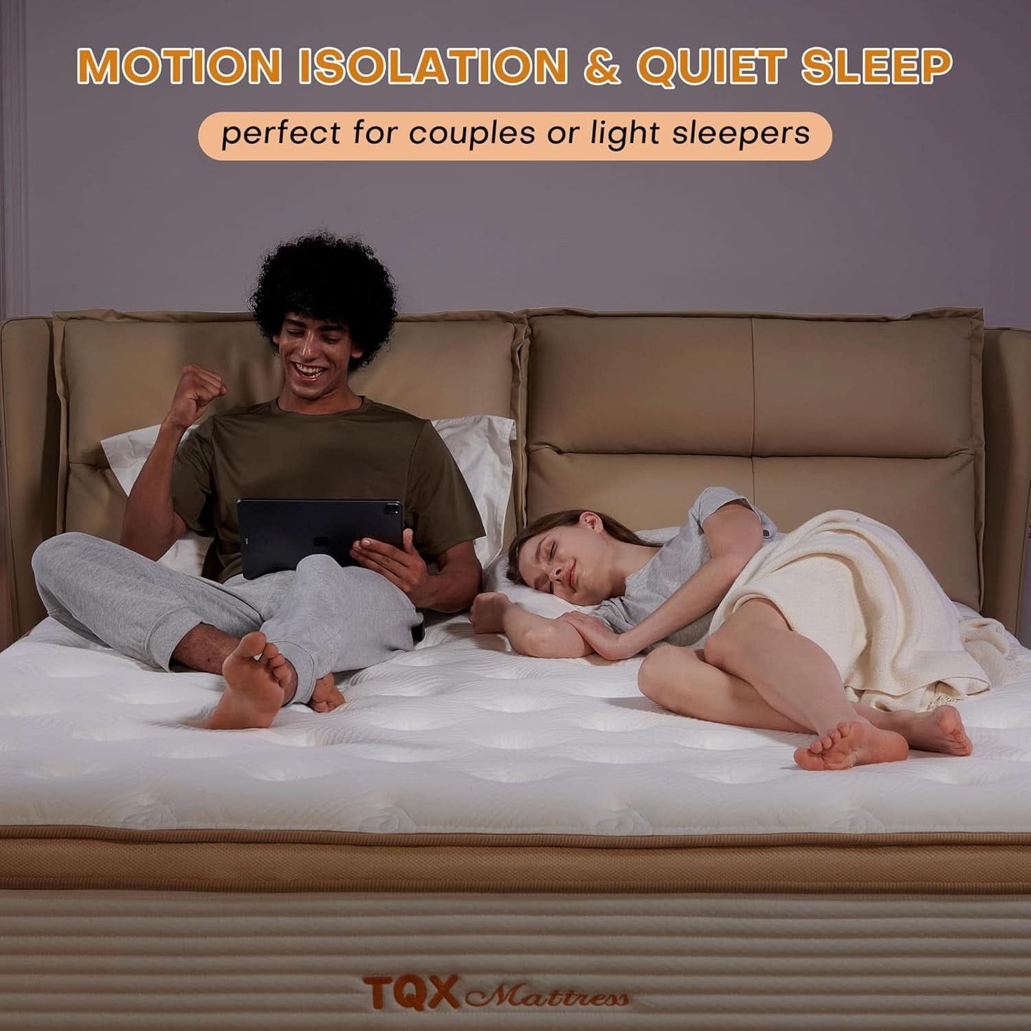 Queen Hybrid Mattress 12 Inch Memory Cloud Foam Ultra