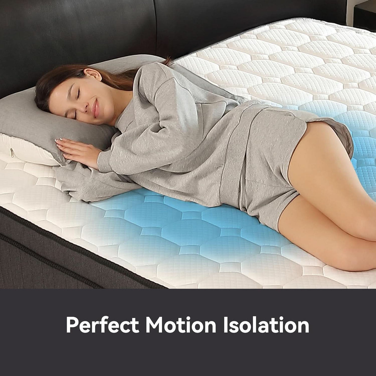Queen Hybrid Mattress In Box CertipurUS Breathable