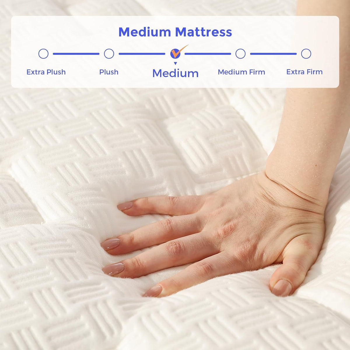 Queen Hybrid Mattress Twelve Inches Pocket Springs