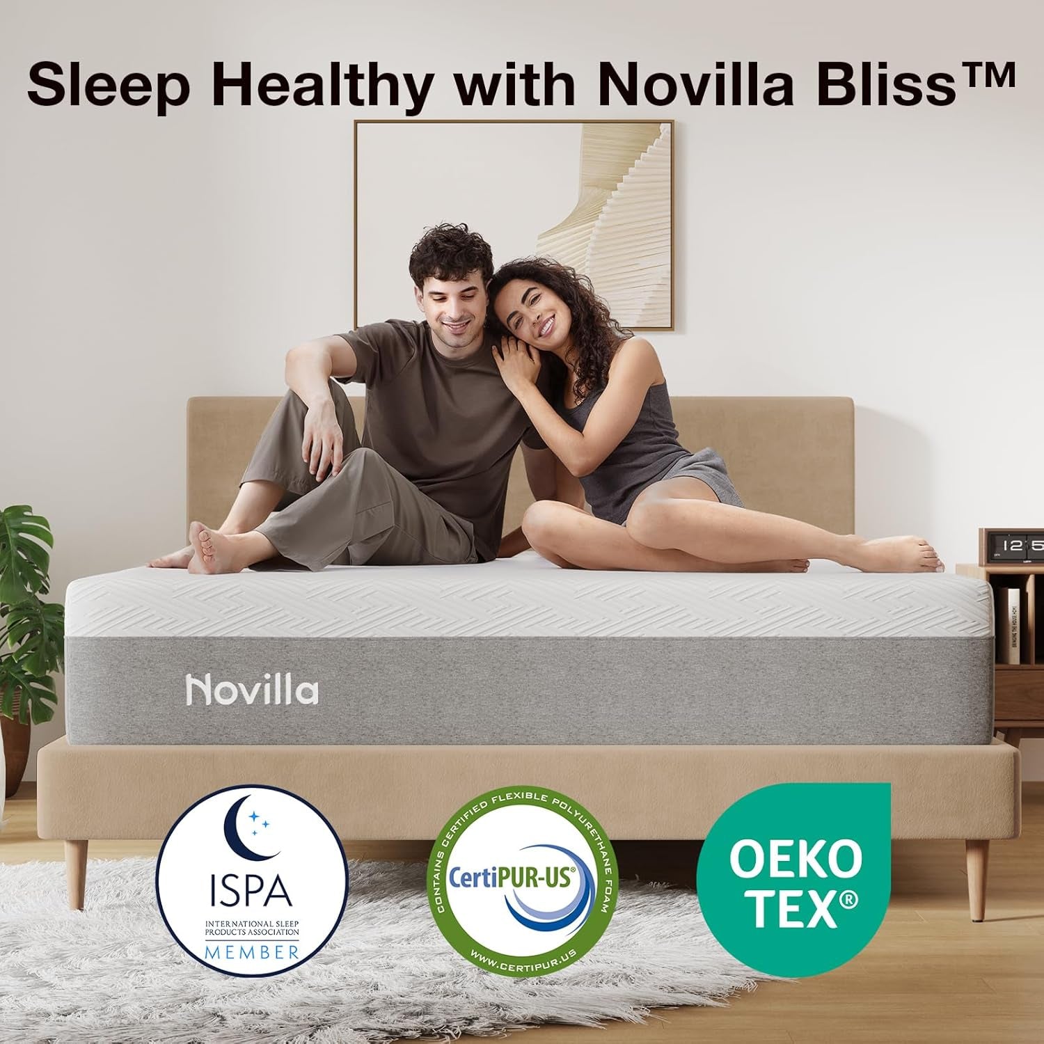 Queen Memory Foam Mattress 12Inch Medium Plush Comfort