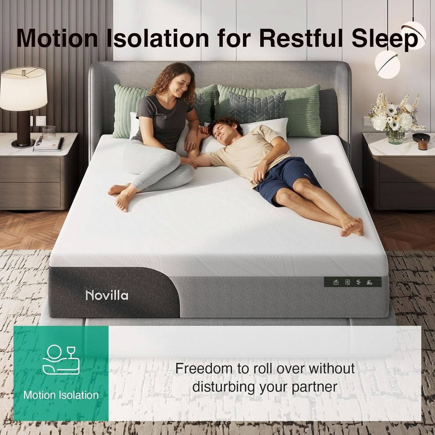 Queen Memory Foam Mattress FourteenInch CertipurUS Certified