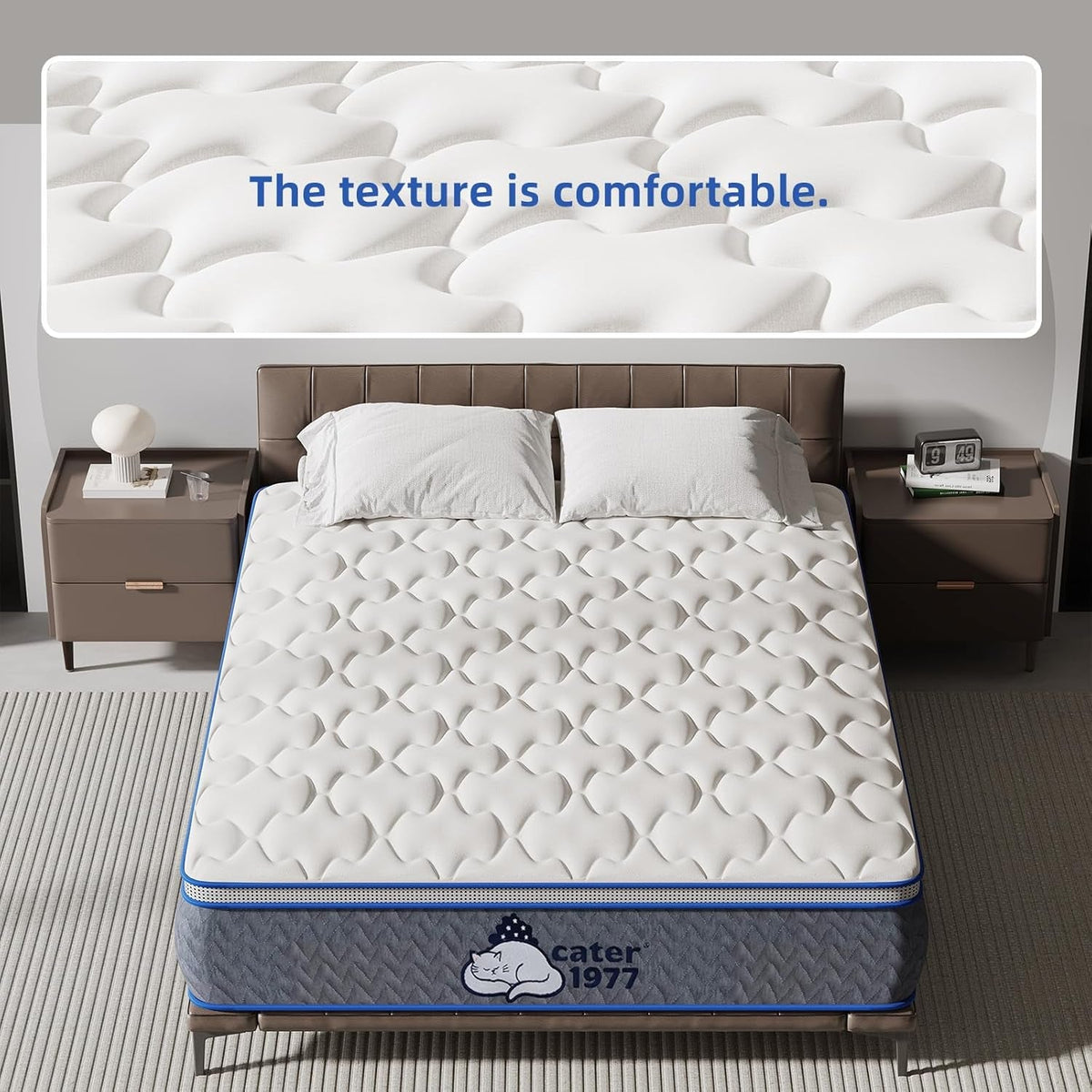 Queen Size Gel Infused Memory Foam Mattress 11 Inch
