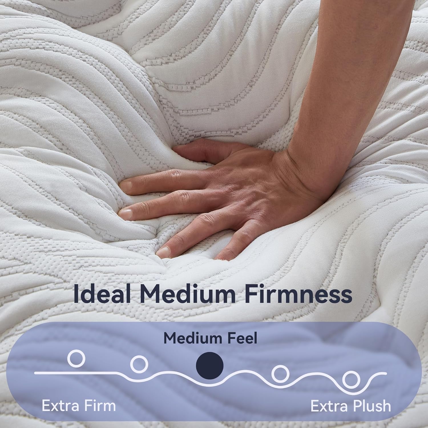Queen Size Hybrid Mattress Memory Foam EdgeSupport