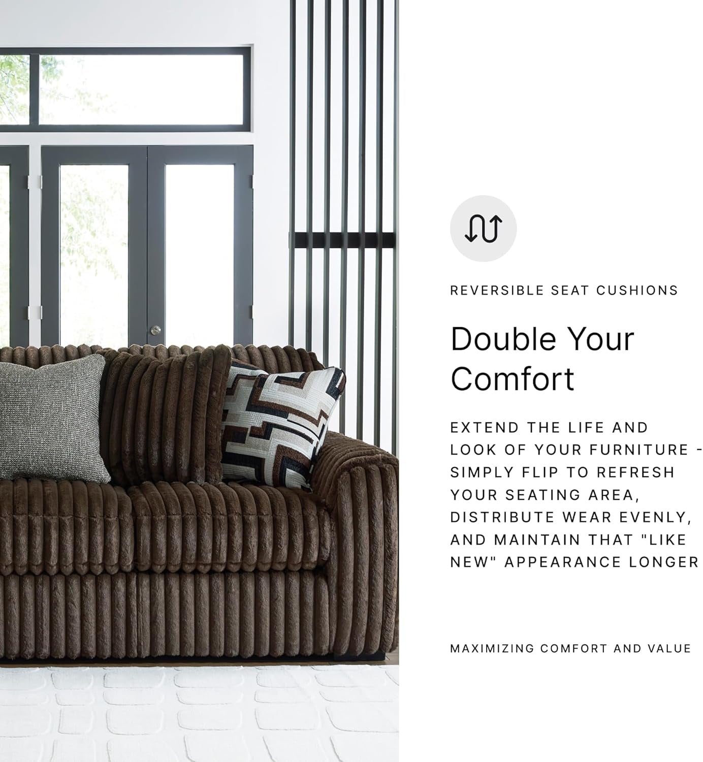 Queen Sofa Sleeper Anthracite Black Memory Foam Ultra