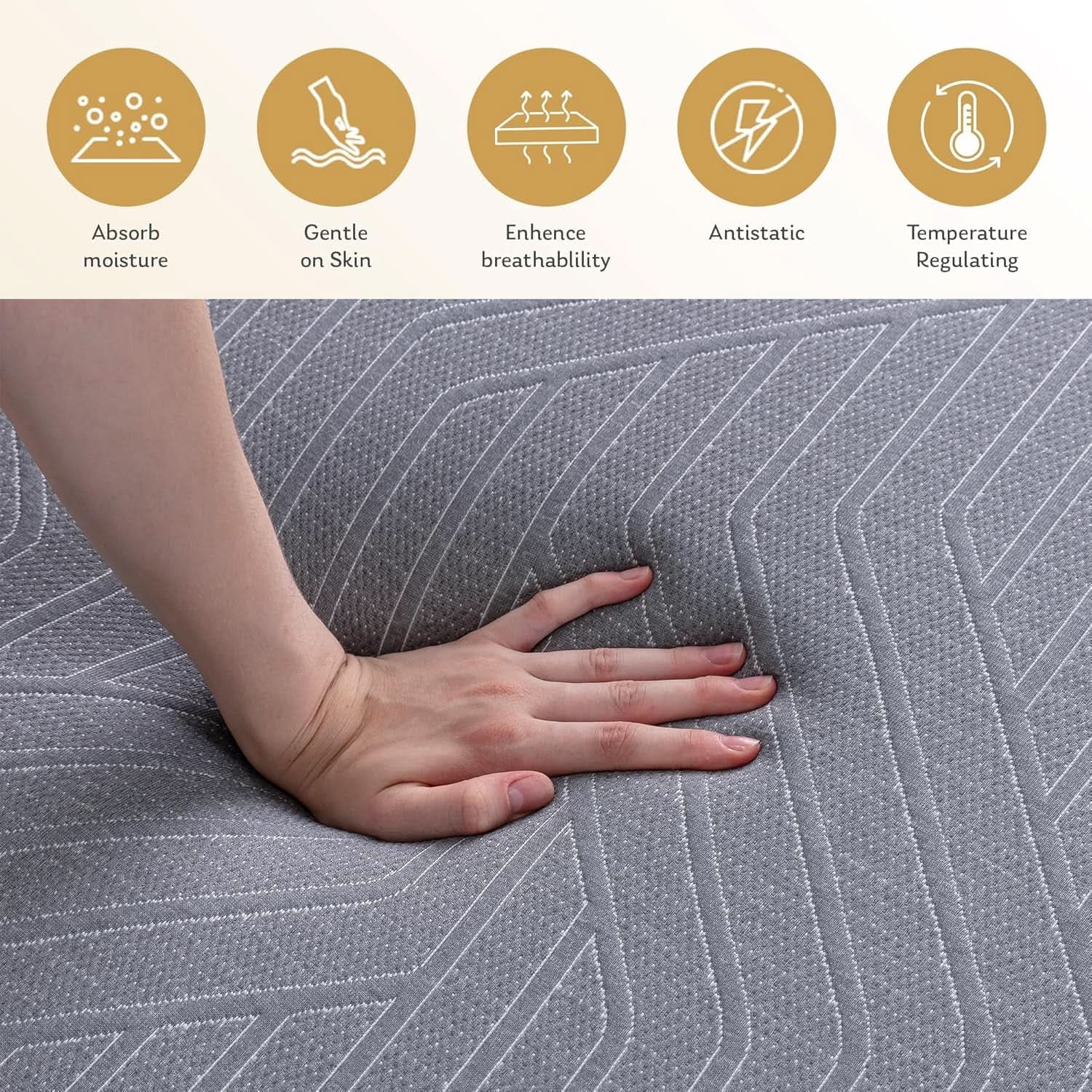 Queen Twelve Inches Gel Cooling Technology Pro Mattress