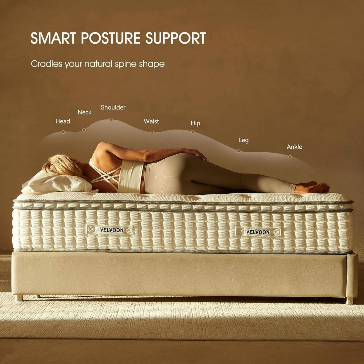 Queen TwelveInch Cooling Gel Memory Foam Pressure Relief Mattress