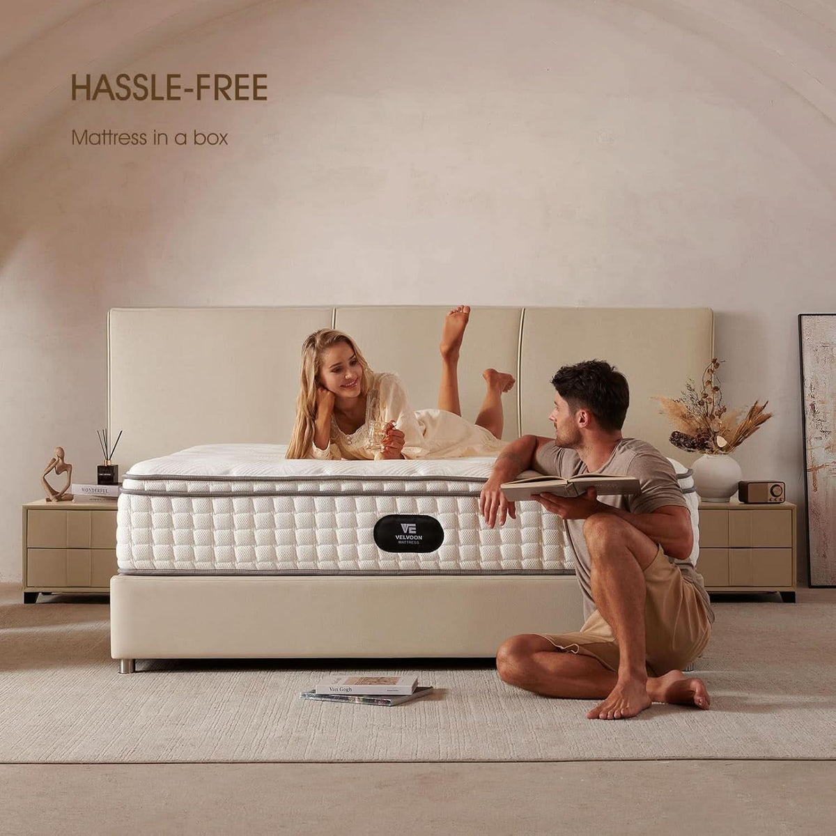 Queen TwelveInch Cooling Gel Memory Foam Pressure Relief Mattress