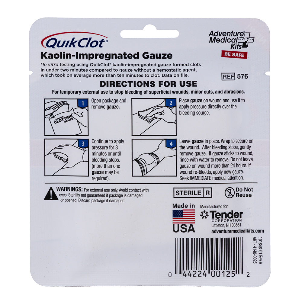 QuikClot Advanced Clotting - Gauze 3" x 2&#39;