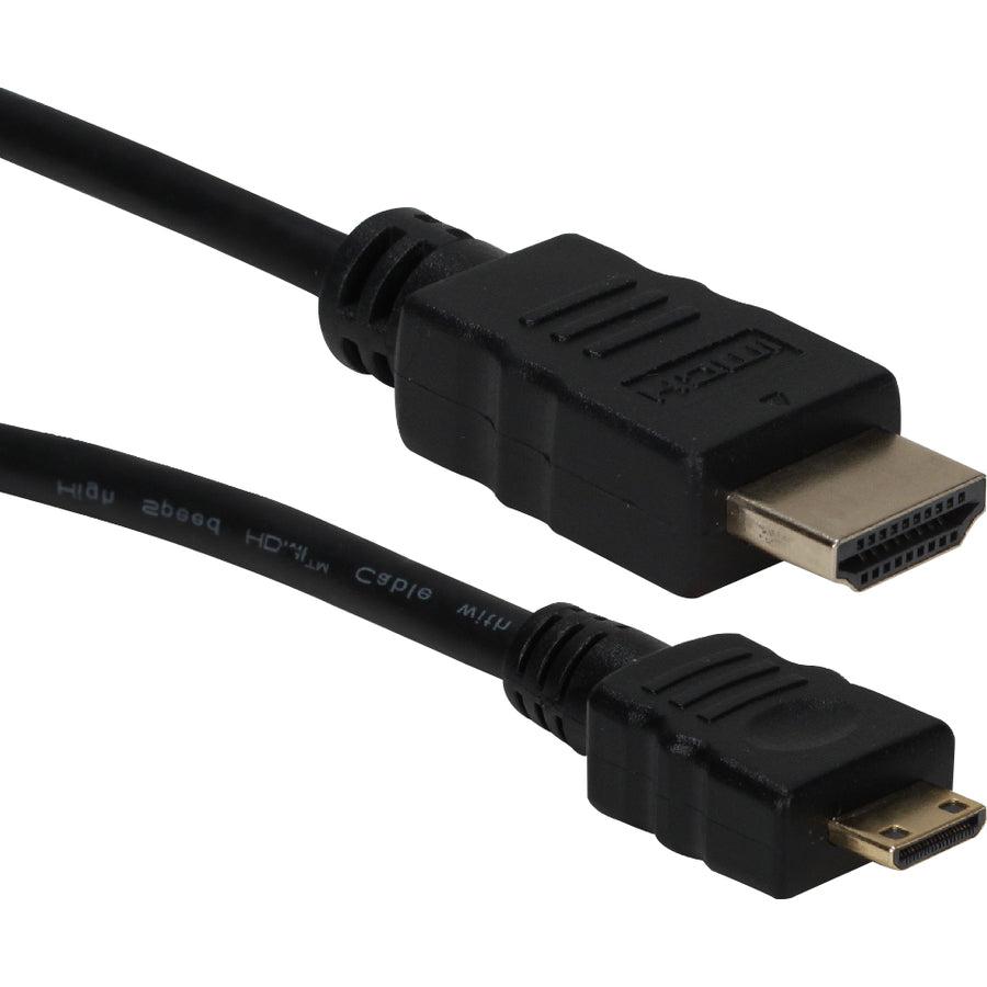 Qvs High Speed Hdmi To Micro-Hdmi With Ethernet 1080P Hd Cable Hdad-2M