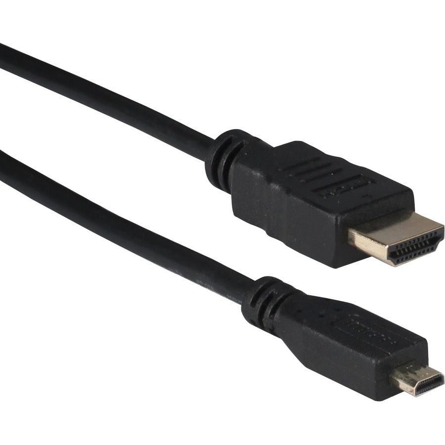 Qvs High Speed Hdmi To Micro-Hdmi With Ethernet 1080P Hd Cable