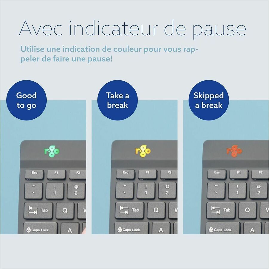 R-Go ergonomic keyboard, Split Break RGOSP-USWIBL