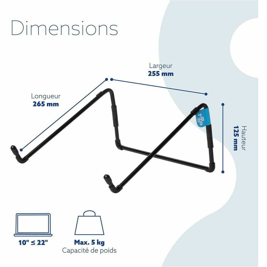 R-Go laptop stand RGOSC015BL