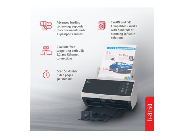 RICOH PFU CG01000-310323 Desktop Scanner Fast Duplex for Offices