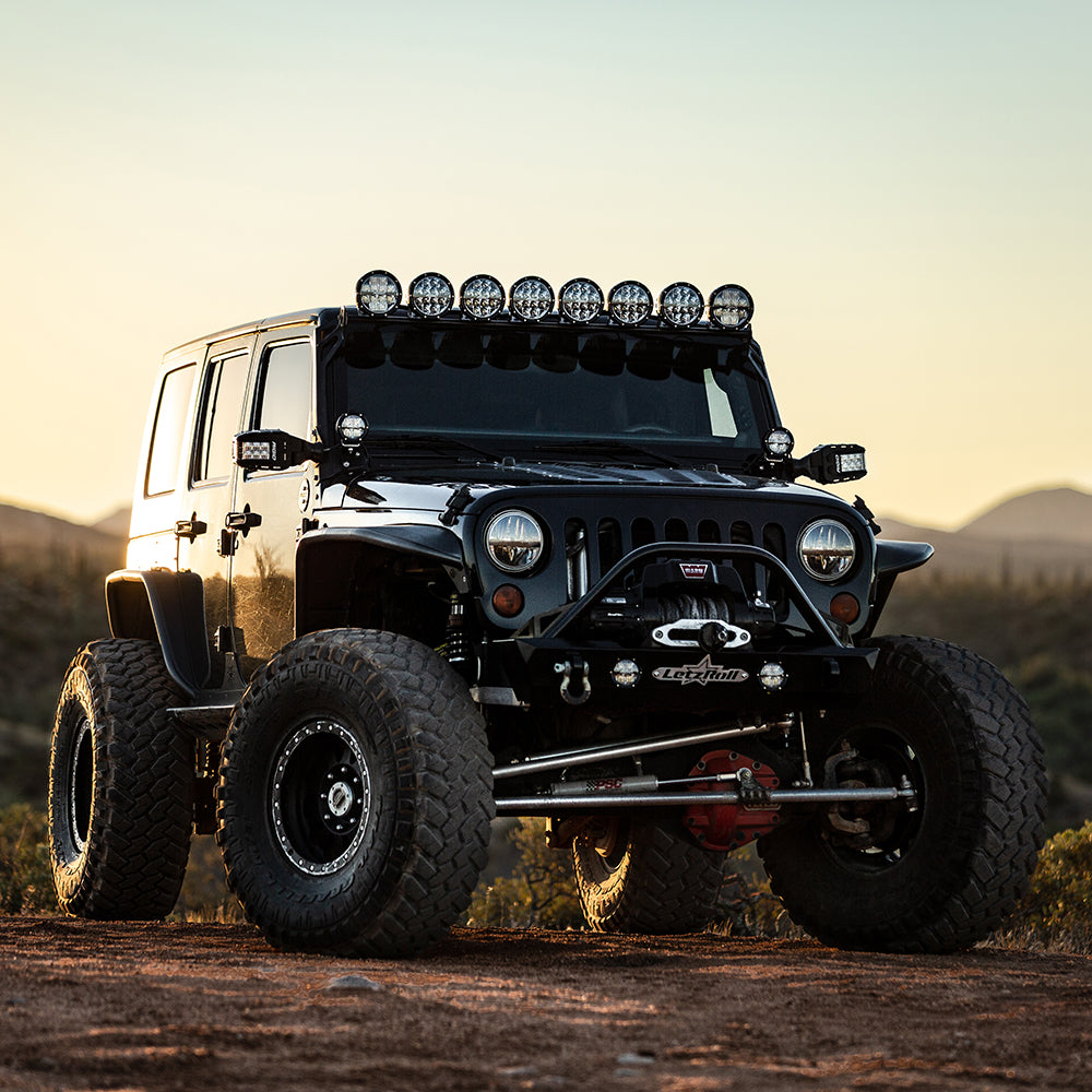 RIGID Industries 360-Series 6" LED Off-Road Fog Light Spot Beam w/Amber Backlight - Black