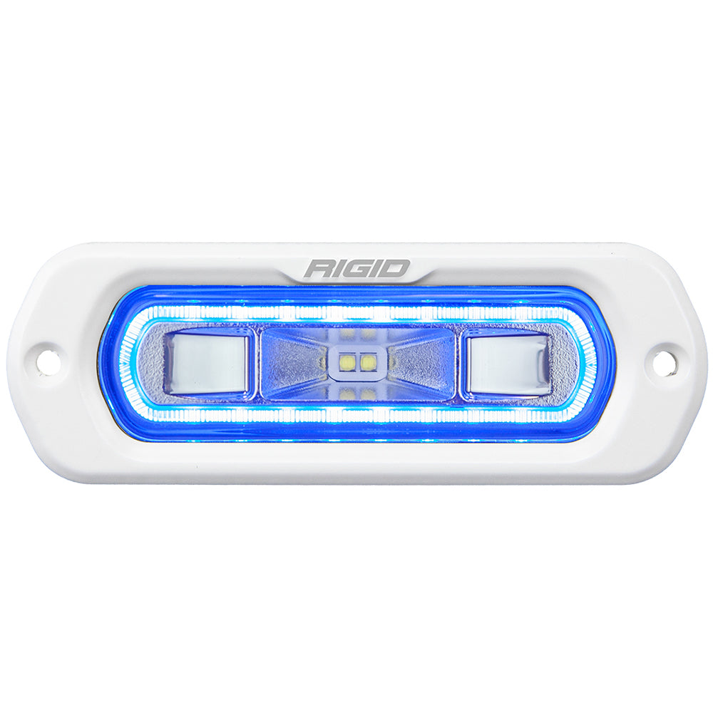 RIGID Industries SR-L Series Marine Spreader Light - White Flush Mount - White Light