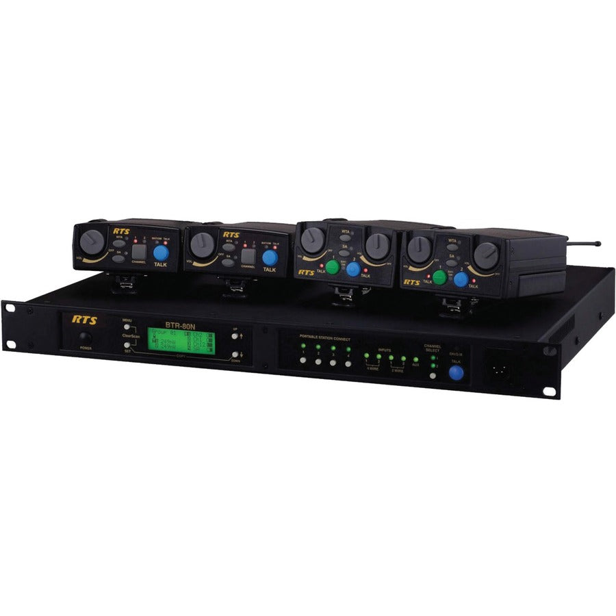 RTS Narrow Band UHF Two-Channel Wireless Synthesized Base Station BTR-80N-HER