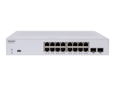 RUCKUS WIRELESS ICX8100-C16P-X 16-Port PoE Switch 124W for Enterprise