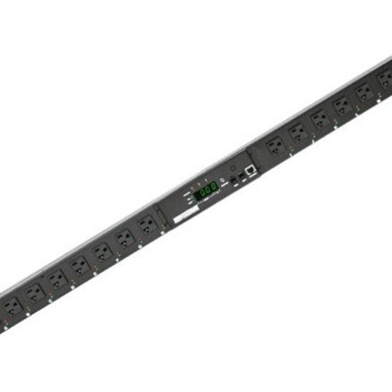 Rack Mount Power Distribution Unit - 24-Outlet Metered PDU with LCD Display | TechSoft RPM1524N1LCD